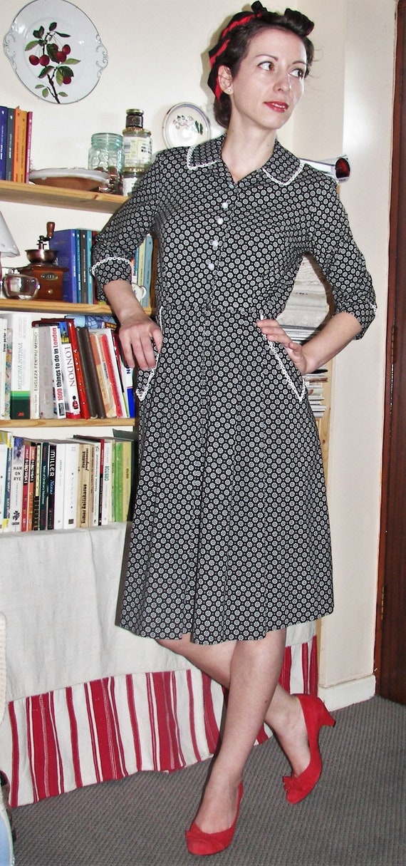 Vintage 1950s dress Regulated Cotton Never Misbeh… - image 7