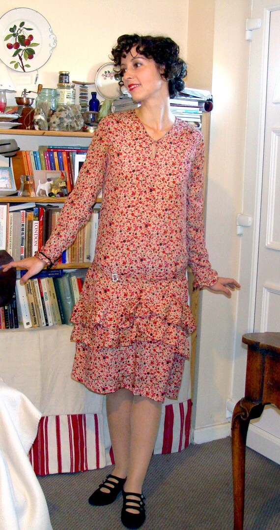 spotty silk dress