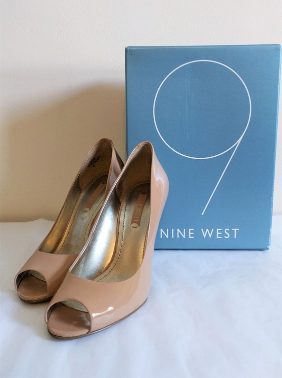 1950's vintage style peep toe shoes- Nine West pa… - image 10