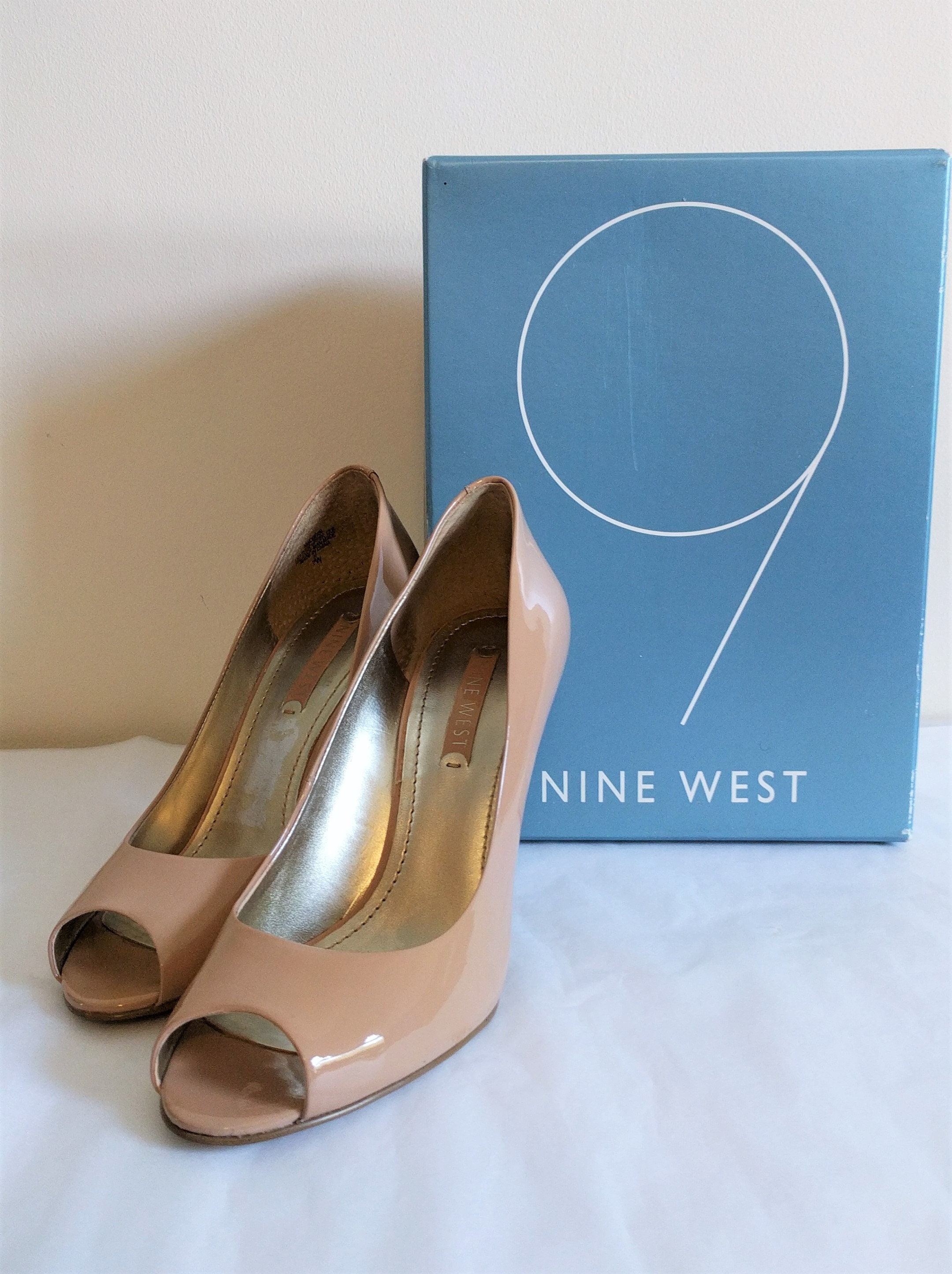 1950's Peep Toe Nine West Patent -