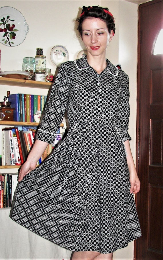 Vintage 1950s dress Regulated Cotton Never Misbeh… - image 6