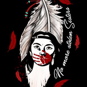 Arquivo PNG &quot;MMIW No More Stolen Sisters&quot; (Download Digital)