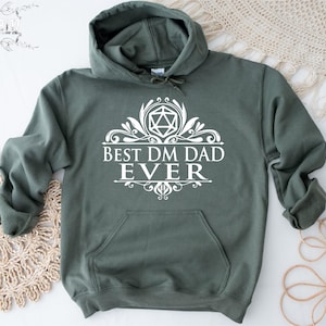 DM Dad Hoodie, Casual DND Shirt (Comfort Colors, Unisex)