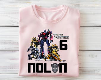 Custom Transformers Birthday Shirt: Autobot Party Tee