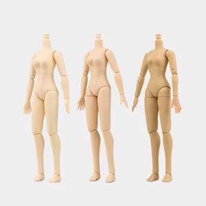 1/6 BJD Doll Body OB24 – 21cm Anime Girl/Boy for Blythe – 40 Joint Body with Extra Hands – Custom Replacement DIY Gift – 3 Skin Tones