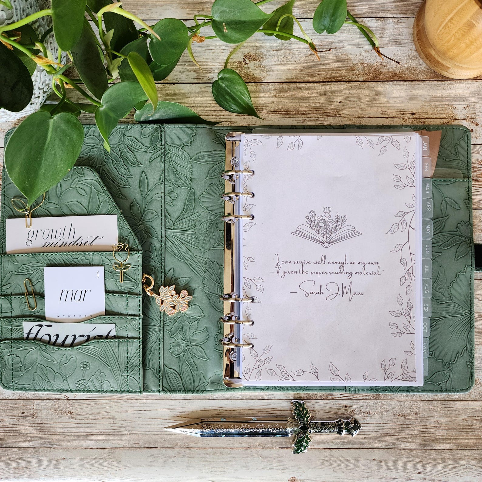 Printable Planner Dashboard | A5 Planner Dashboard | Aesthetic ...