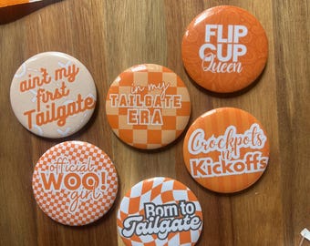 Tailgate 6 Pack - Tennessee Volunteers Game Day Buttons