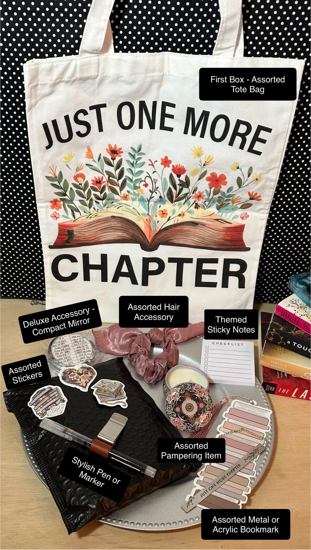Mystery Romance Book Box | Preloved Book + Cozy Gifts | Monthly