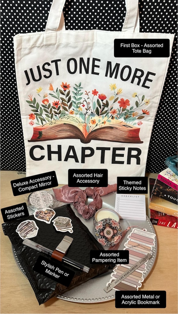 Mystery Romance Book Box | Preloved Book + Cozy Gifts | Monthly