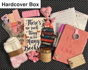 Book Lover Mystery Box – Cozy Gifts for Readers, Teachers, Women | Bookish Self-Care & Reading Night Kit