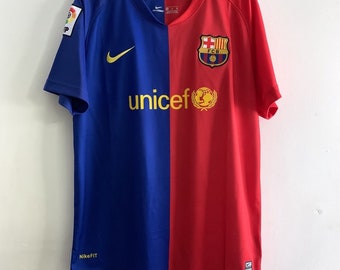 Barcelona 2008-09 Messi 10 Camiseta de fútbol clásica