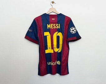 Maglia da calcio Messi, Maglia da calcio classica Barcellona 2014-2015 Messi 10, Maglia da calcio