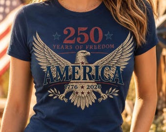 America 250 Years of Freedom Eagle PNG (Digital Download)