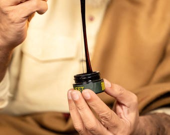 Pure Shilajit-hars | Himalaya Authentieke Shilajit | Natuurlijke wellness- en vitaliteitsondersteuning | Biologisch mineraal supplement