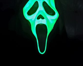 Glow in the dark Stab Ghost face Mask