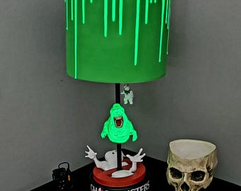 Ghostbusters | Glow in the Dark | Halloween Accent Lamp | Handmade Horror Lamp