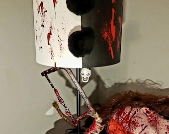 Art the Clown | Terrifier | Halloween Accent Lamp | Handmade Horror Lamp