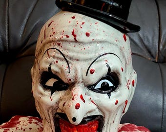 Overhaul Art the Clown Cookie Jar| Terrifier | Halloween | Art the Clown | Horror