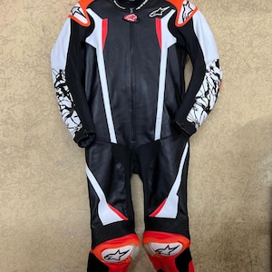 Alpinestars Motogp Motorbike Original Cowhide Leather Suit, Biker&#39;s Racing Motorcycle Suits