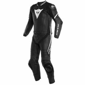 Dainese Laguna Seca 4 Leather Motorcycle Suit: CE Approved Racing 2PC