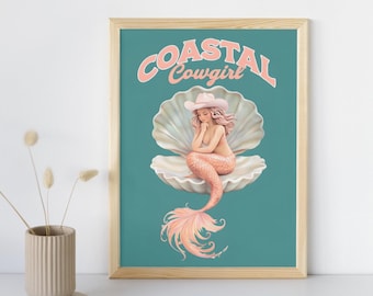 Pink Coastal Cowgirl Digital Download