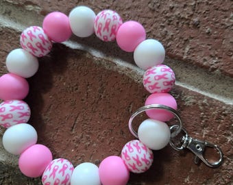 Breast Cancer Medium Wristlet