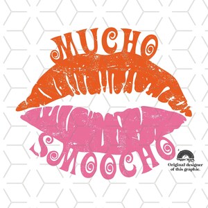 Valentines Day Sublimation Design: Mucho Smoocho PNG (Digital Download)