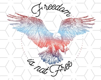 4 juli Eagle PNG: patriottisch sublimatieontwerp (digitale download)