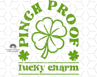 St. Patrick's Day Pinch Proof Clover PNG Sublimation (Digital Download)