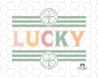 Lucky Clover St. Patrick's Day Sublimation Design (PNG)