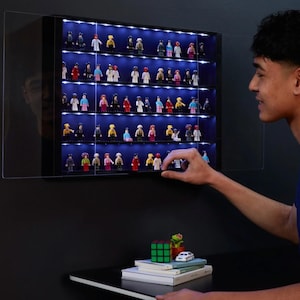 lego minifigures wall mount
