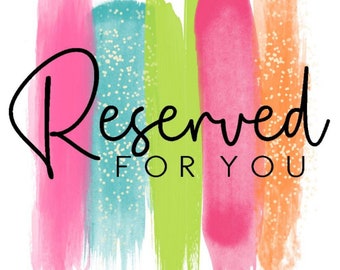 Reserved for Pool Party Thank You Notes