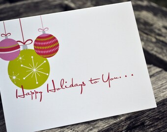 Christmas Card . Holiday Card Set . Christmas Card Sets . | Etsy