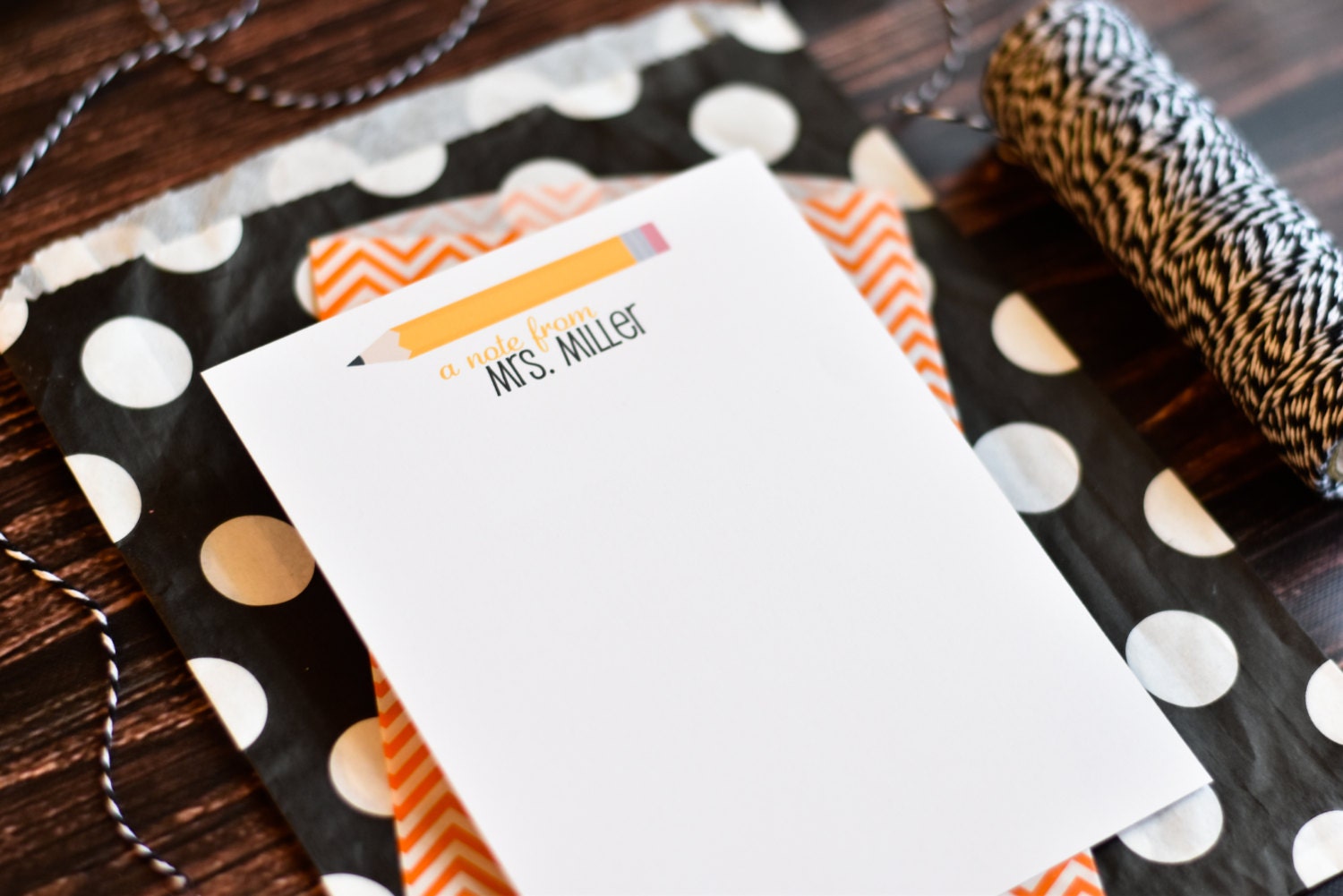 Personalized Teacher Notepads / Personalized Notebook / Etsy