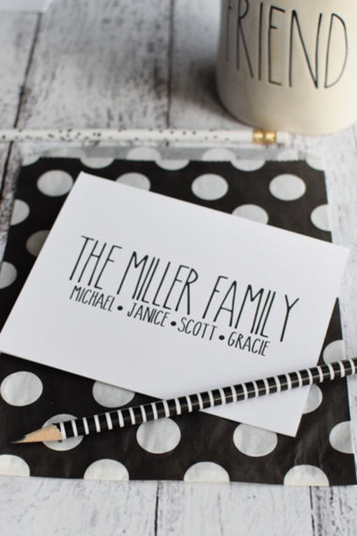 Family Note Cards Personalized Family Stationery Thank You Etsy