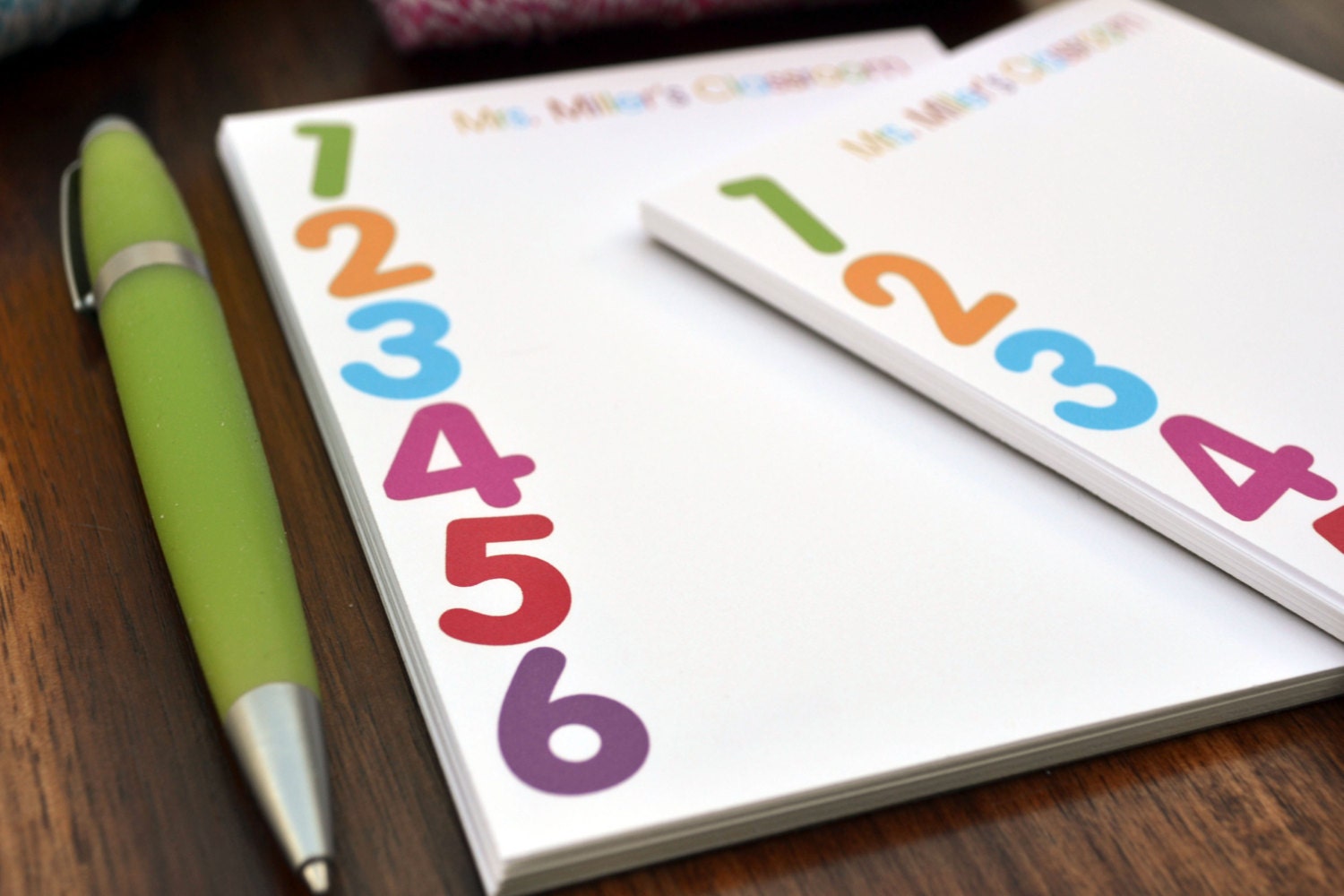 Personalized Teacher Notepads / Personalized Notebook / Etsy