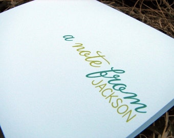 Personalized Note Cards / Personalized Stationery / Thank You Note Cards / Wedding Notes / Set of Notes / A Note From Set of 12