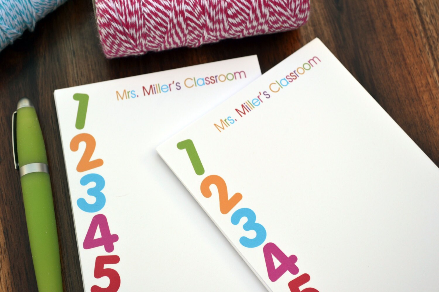 Personalized Teacher Notepads / Personalized Notebook / Etsy