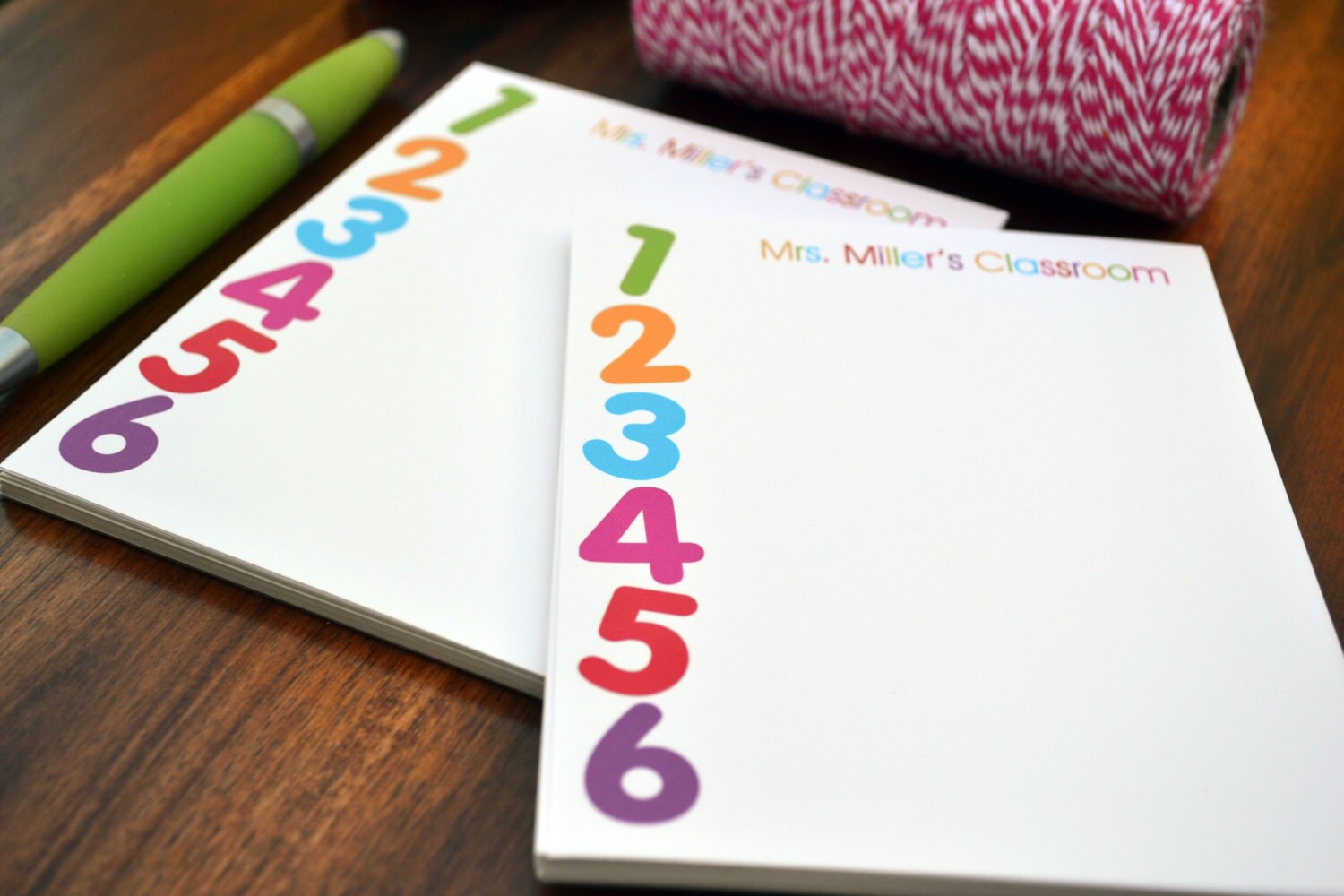 Personalized Teacher Notepads / Personalized Notebook / Etsy