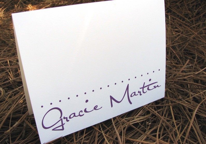 Personalized Note Cards Personalized Stationery Personalized Notecards Personalized Stationary Fun Name Set