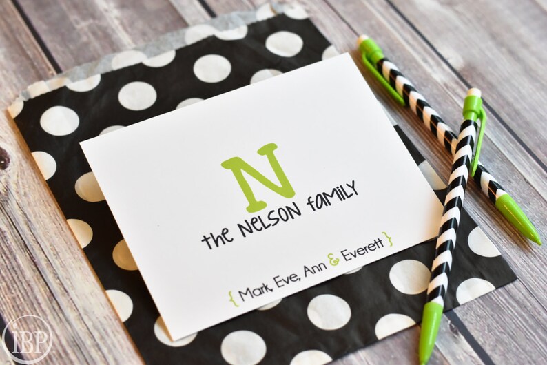 Family Stationery / Personalized Family Stationary / Etsy