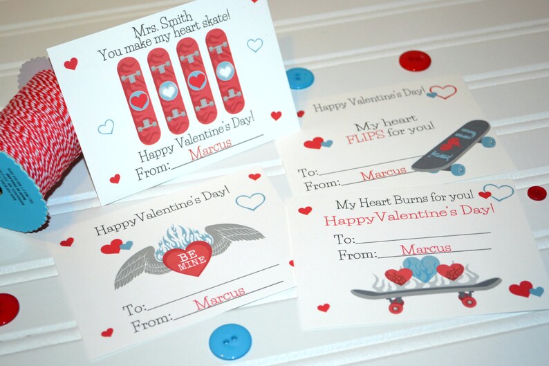 skateboard-valentine-s-day-cards-card-exchange-etsy