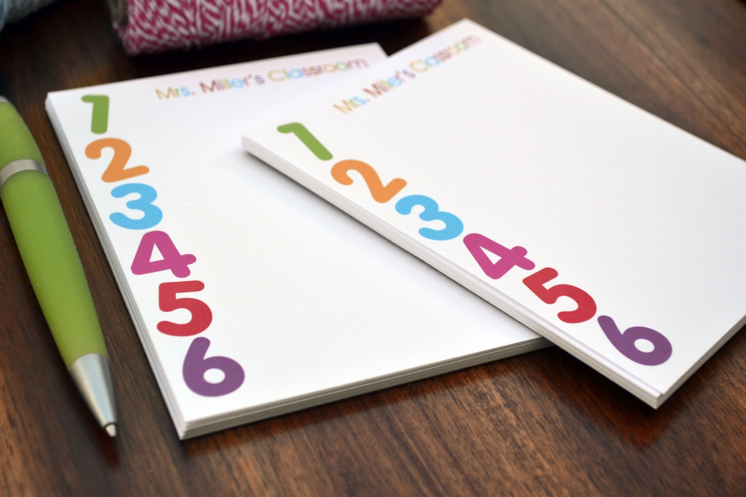 Personalized Teacher Notepads / Personalized Notebook / Etsy