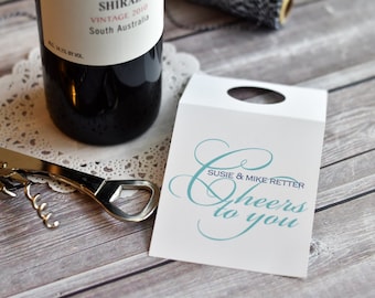 Personalized Wine Tags / Wine / Wine Hangers /  Cheers to You