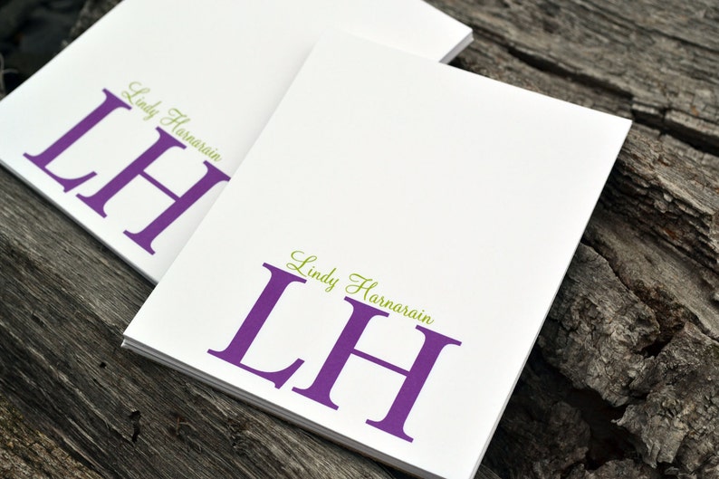 Personalized Notepads / Personalized Monogram Notepads Etsy