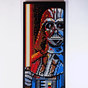 Darth Vader LEGO mosaic