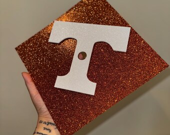College Graduation Cap Topper glitter custom colors