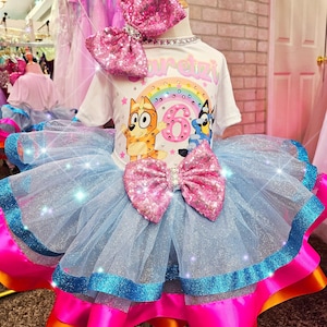 shopkins birthday dress Rainbow Skate theme Birthday shirt, Rainbow Tutu Set 2T / Shirt Only main image 0