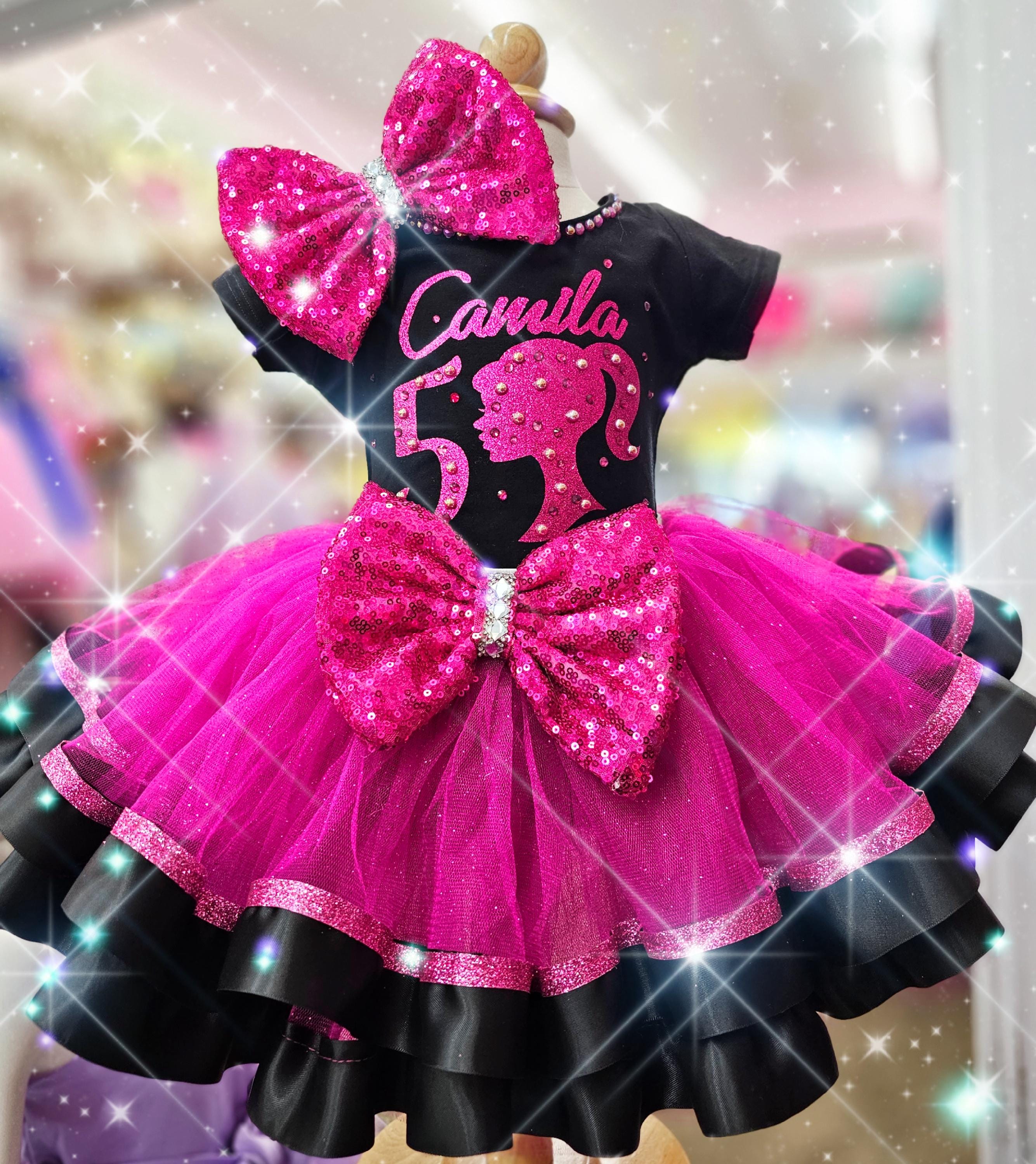 Sparkly Barbie Dress - Etsy