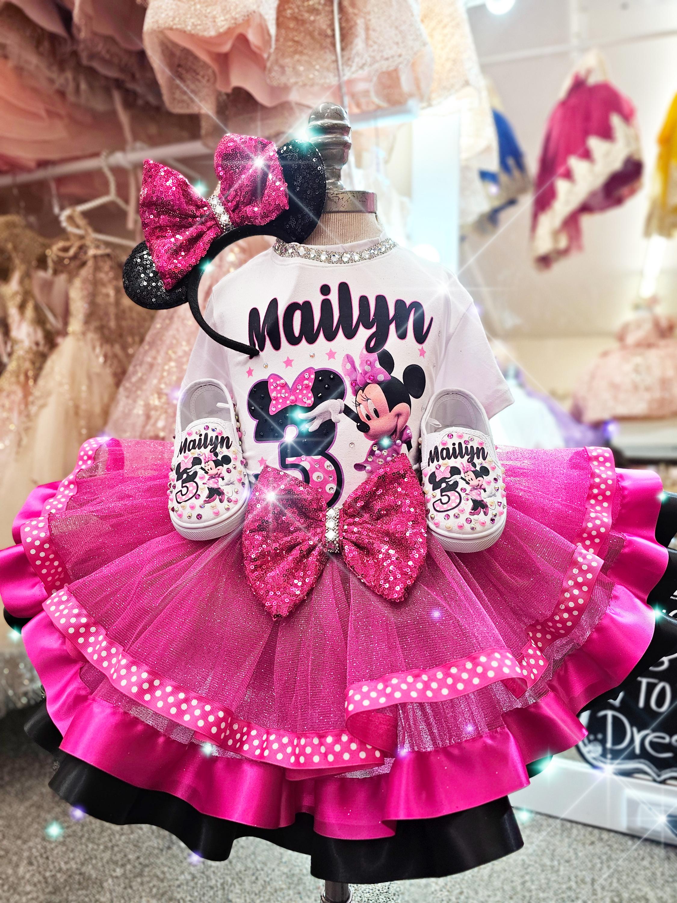 Minnie Mouse Dress Hot Pink - Etsy Minnie Mouse Dress Hot Pink - Etsy